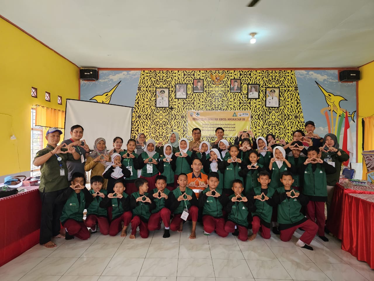 Tim UKS UPTD Puskesmas Sengayam Gandeng PT Pelsart, Dokter Kecil dan Guru UKS Dilatih