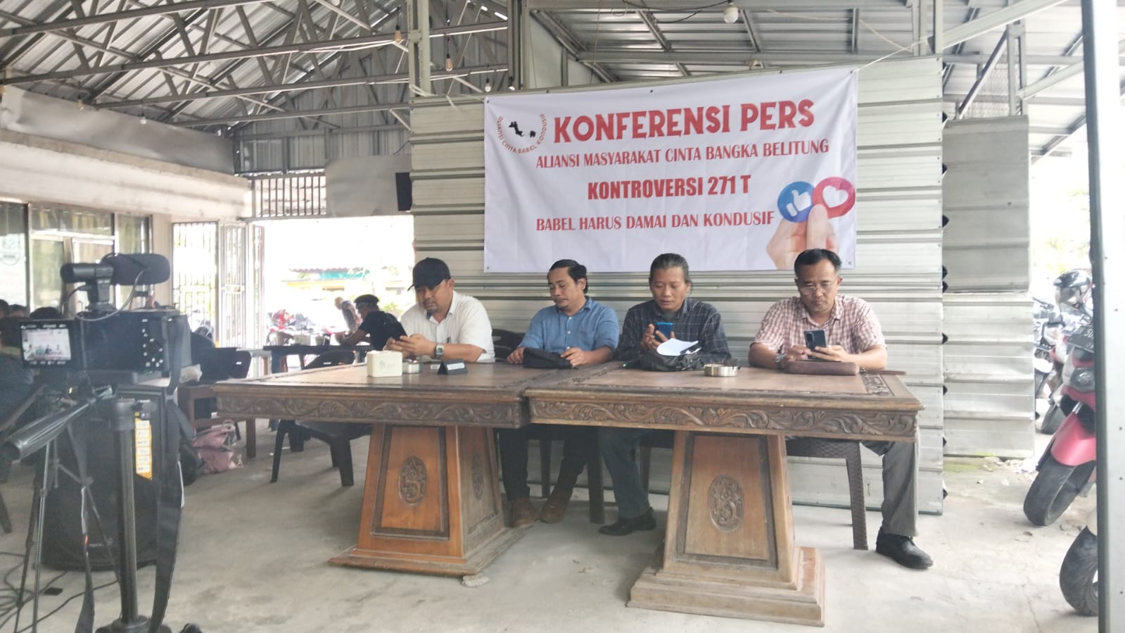Kontroversi Korupsi Timah Rp 271 Trilyun, Aliansi Masyarakat Cinta Babel Gelar Konpers