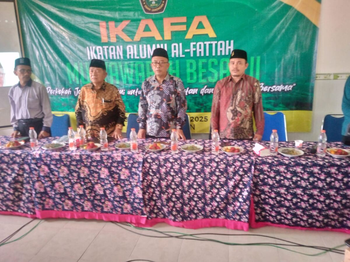 Ikatan Alumni Al Fattah Adakan Musyawarah Besar II”Perkokoh jaringan Alumni Untuk Kemaslahatan dan Kemajuan Bersama”