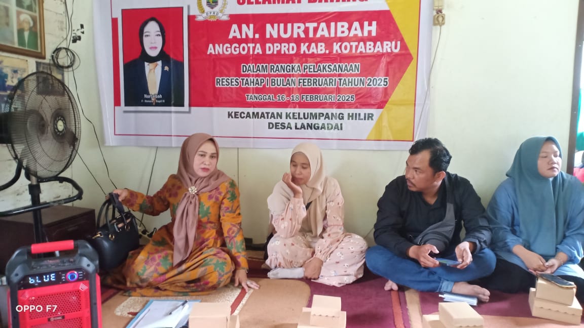 Nurtaibah Gelar Reses di Kelumpang Hilir, Perjuangkan Infrastruktur serta Bantuan Sosial