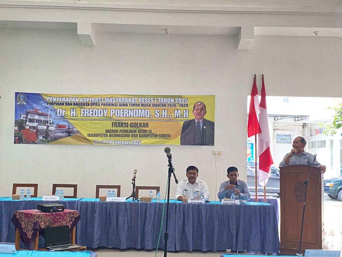 Dr. H. Freddy Poernomo Serap Aspirasi Masyarakat dalam Reses di Bojonegoro