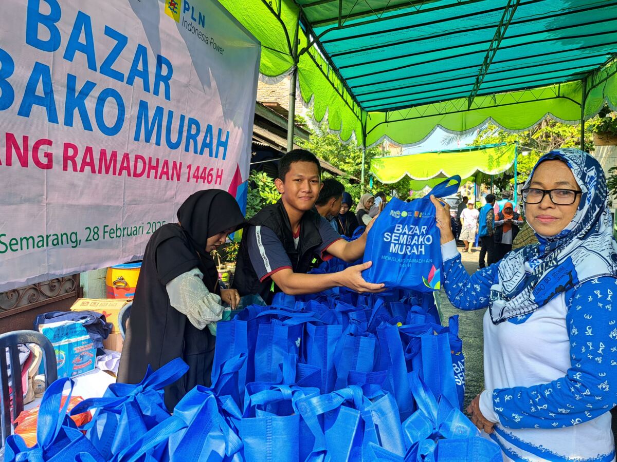Bazar Sembako Murah PLN Indonesia Power – IZI, Paket Rp 52.500 Dihargai Rp 40.000