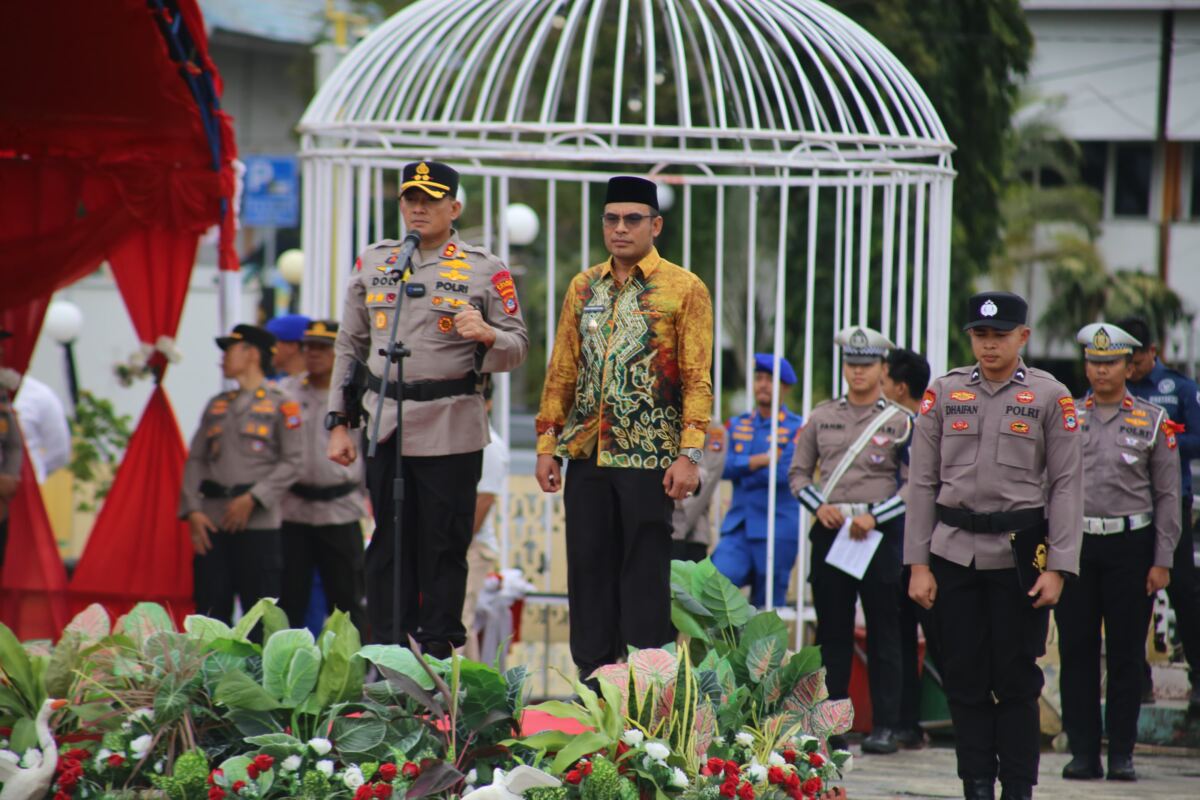 Polres Kotabaru Gelar Apel Operasi Ketupat Intan 2025, Siap Amankan Mudik Lebaran
