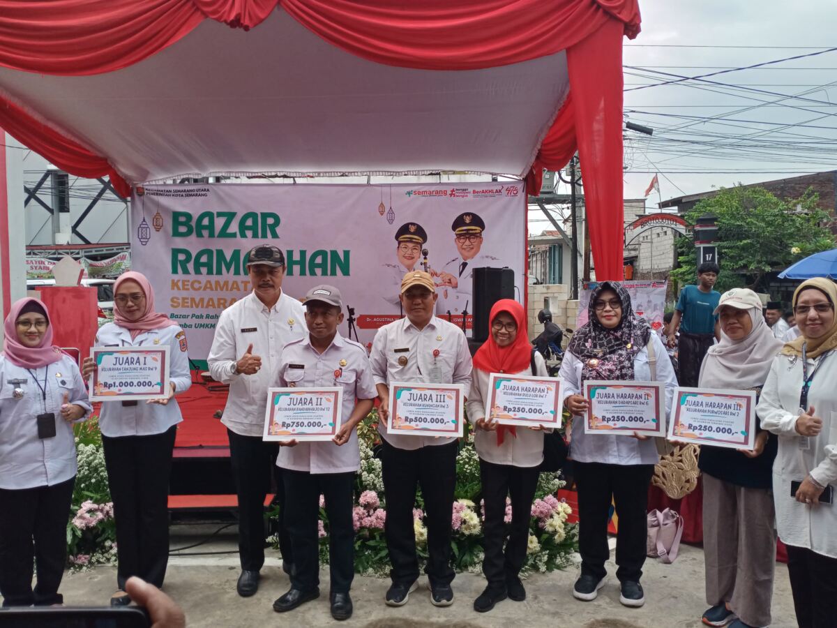 Penuhi Kebutuhan Jelang Lebaran, Semarang Utara Gelar Bazar Ramadan