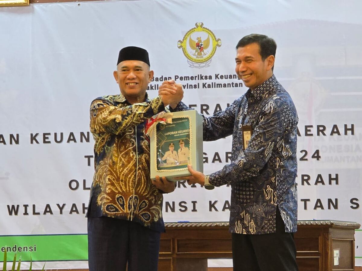 Bupati Kotabaru Serahkan LKPD 2024 ke BPK, Gubernur Kalsel Tekankan Tepat Waktu