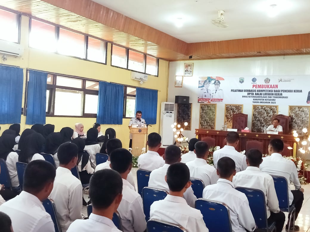 BLK Kotabaru Gelar Pelatihan Vokasi untuk 112 Pencari Kerja, Fokus Cetak Tenaga Kerja Kompeten dan Siap Saing