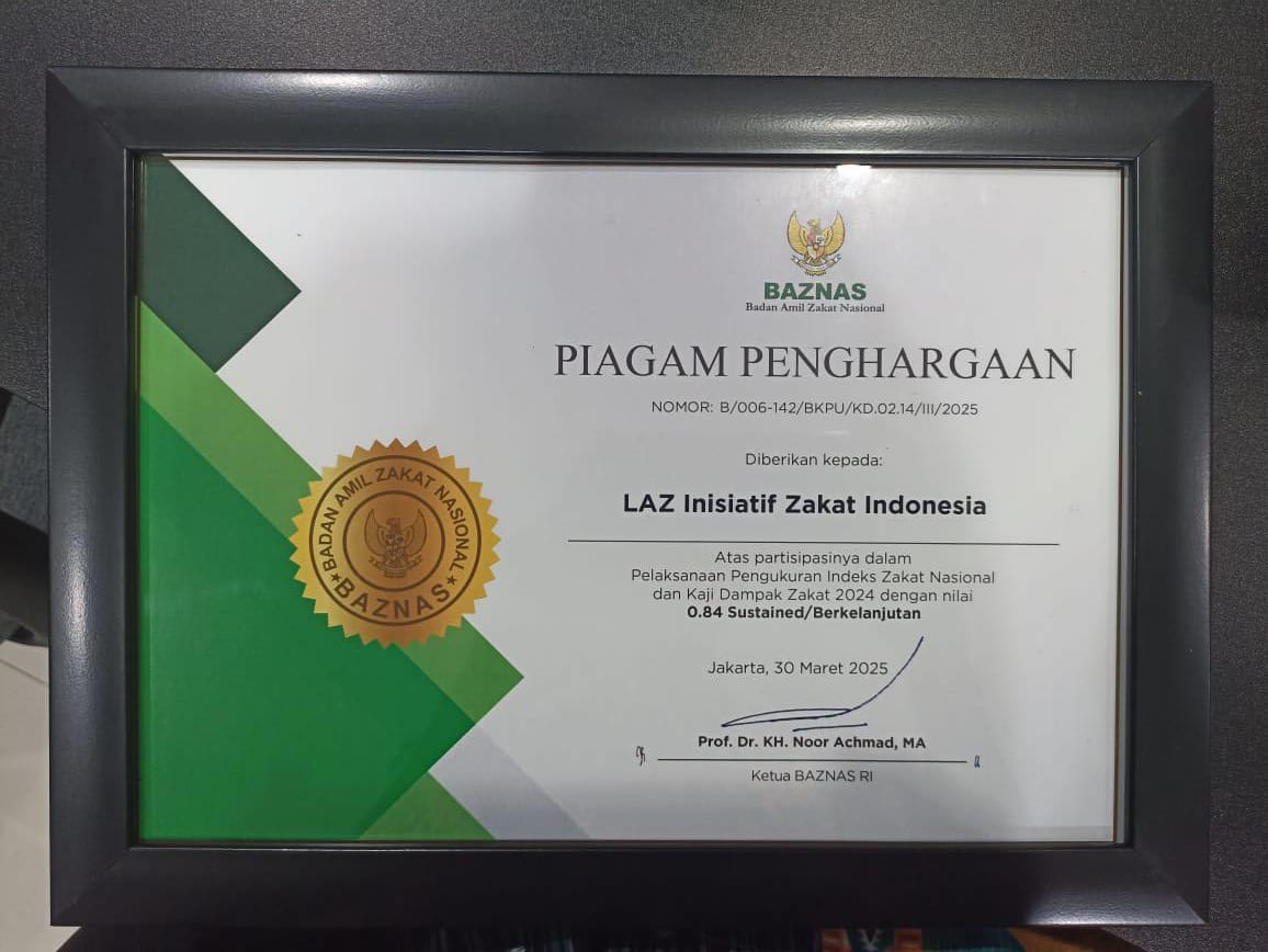 IZI Raih predikat LAZ Berkelanjutan (Sustainable)