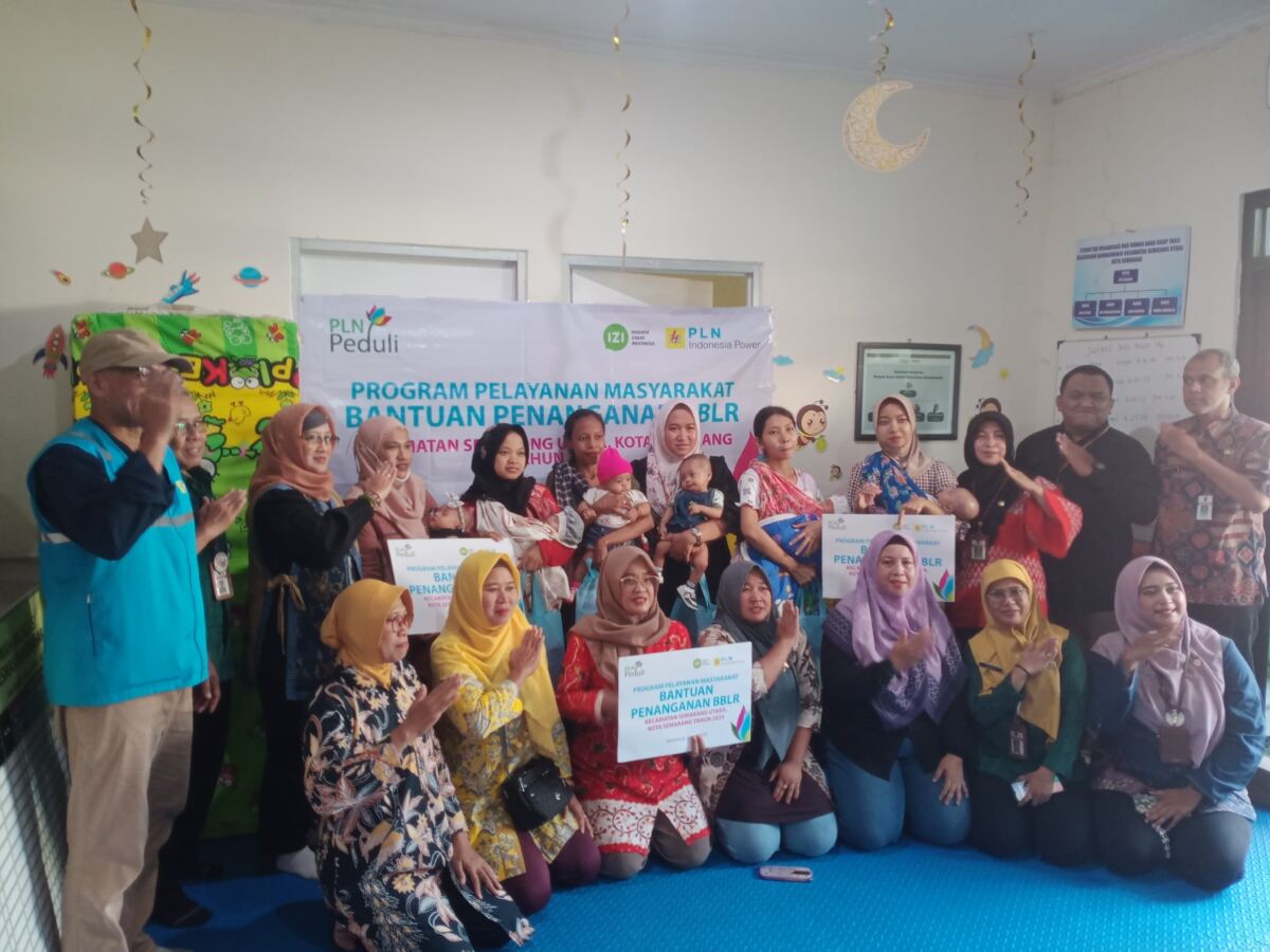 PLN IP – IZI Bantu Tangani BBLR, Camat Semarang Utara : Bergerak Bersama Cegah Stunting