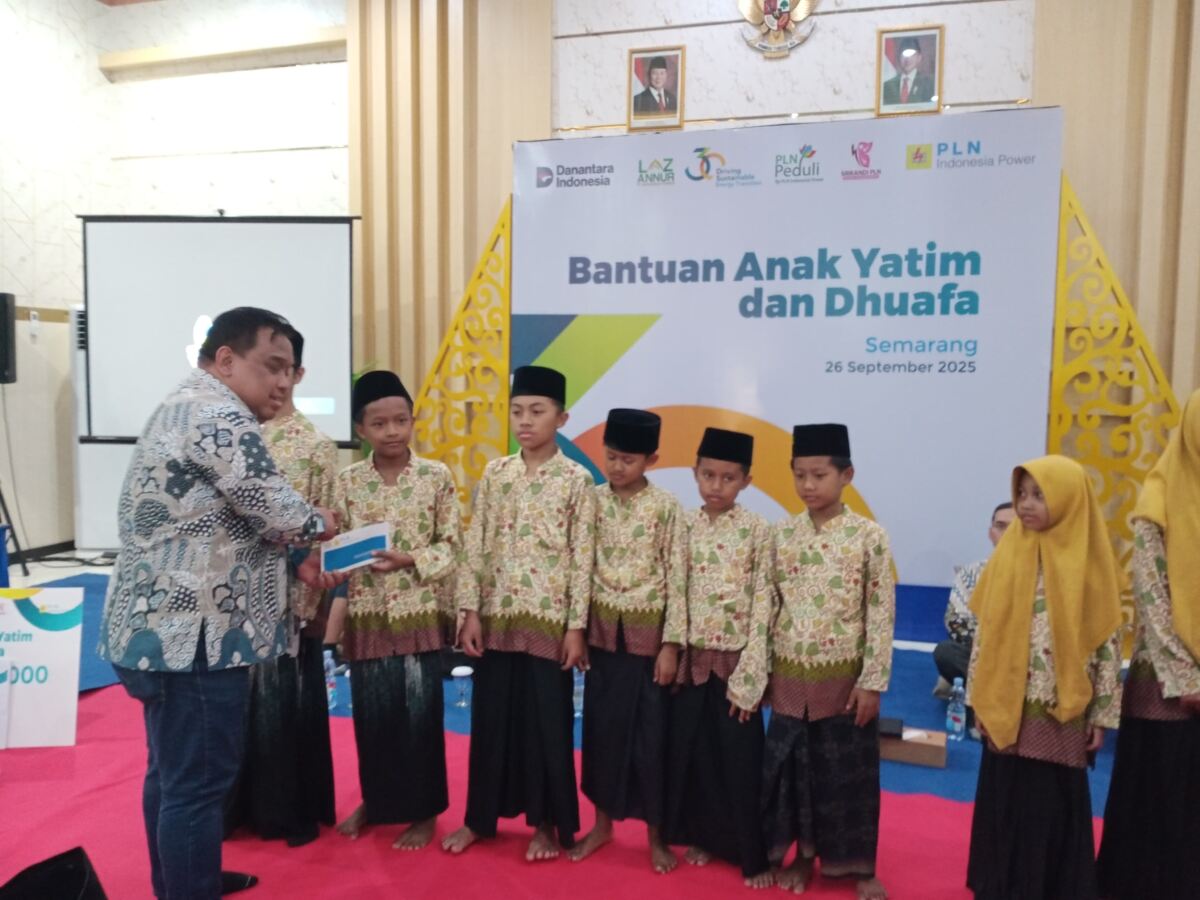 Rangkaian HUT ke – 30, PLN Indonesia Power Santuni Anak Yatim dan Dhuafa