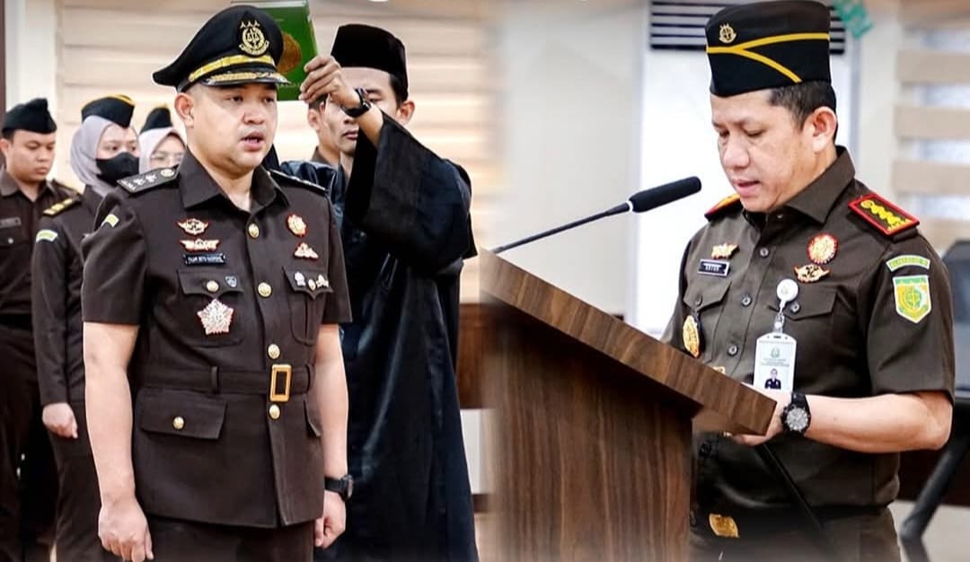 Kajari Jakarta Pusat Dr.Antonius Despinola melantik Kasie Inteljen baru