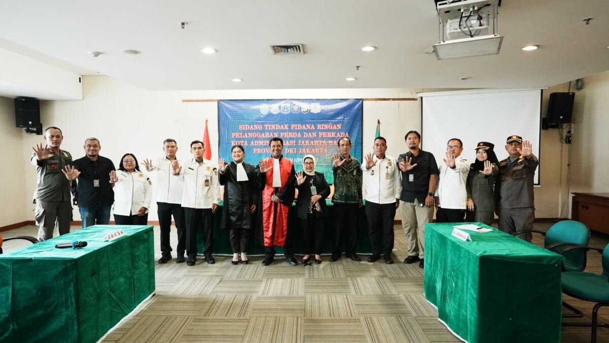 Sidang Yustisi Perda Diberikan Hukuman Bayar Denda Bagi Pelanggar