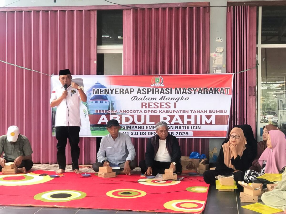 Reses Anggota DPRD Abdul Rohim, PJU dan Air Bersih Jadi Sorotan Warga