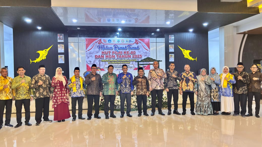 Kotabaru Jadi Tuan Rumah Perdana, HUT ke-80 PGRI Tingkat Provinsi Kalsel Digelar Meriah