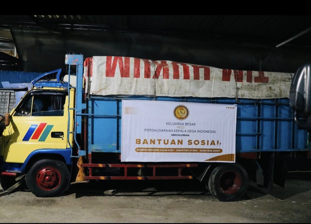 Persaudaraan Kepala Desa Indonesia ( PKDI) Distribusikan Bantuan Sembako untuk Korban Bencana di Aceh dan Sumatera