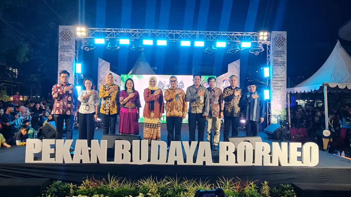 Pekan Budaya Borneo Resmi Dibuka di Balikpapan, Ka BPK Wil-XIV Ajak Jaga “Jejak Maestro”