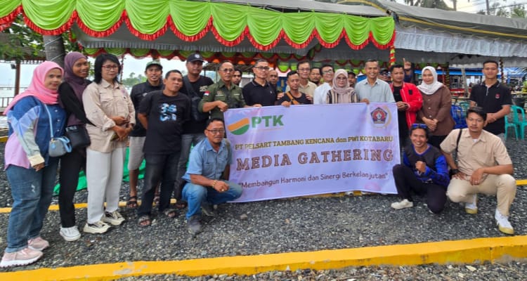 Perkuat Kemitraan Strategis, PT PTK Gandeng PWI Kotabaru Lewat Media Gathering