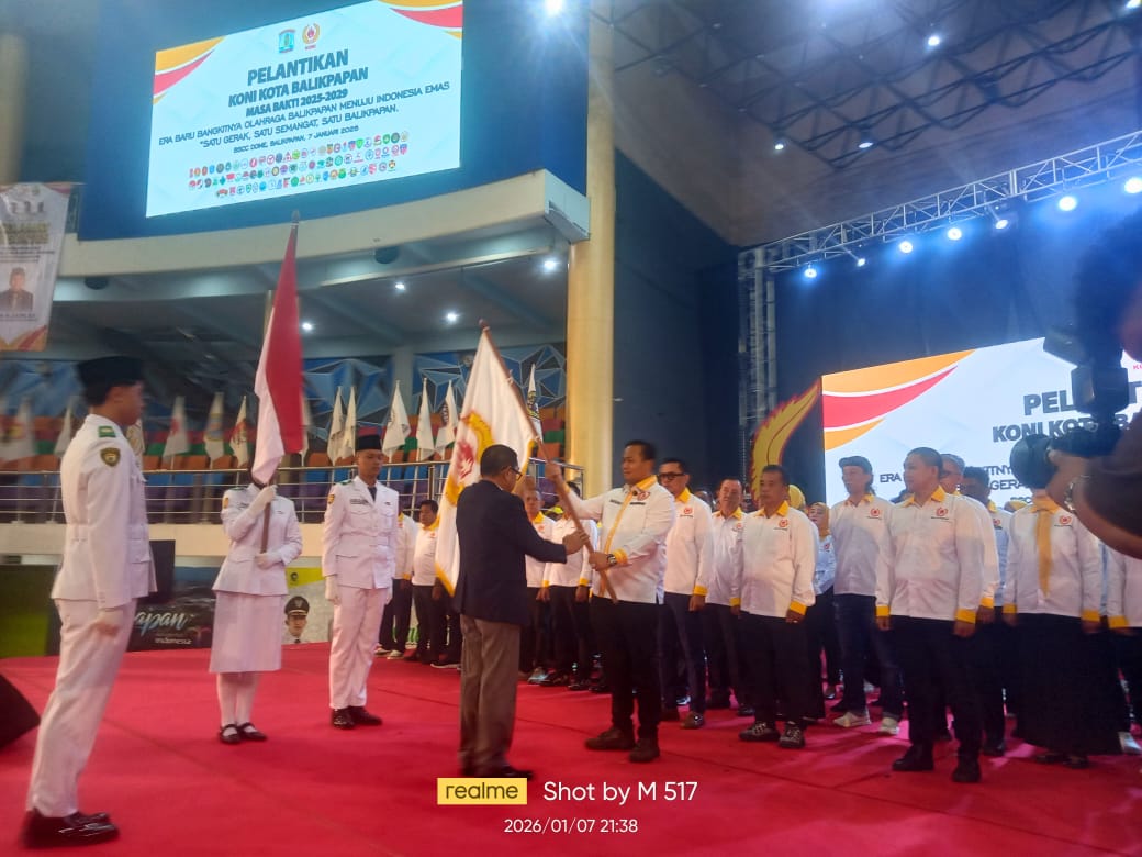 Usung Semangat “Satu Balikpapan”, Pengurus KONI Balikpapan 2025-2029 Resmi Dilantik di BSCC Dome