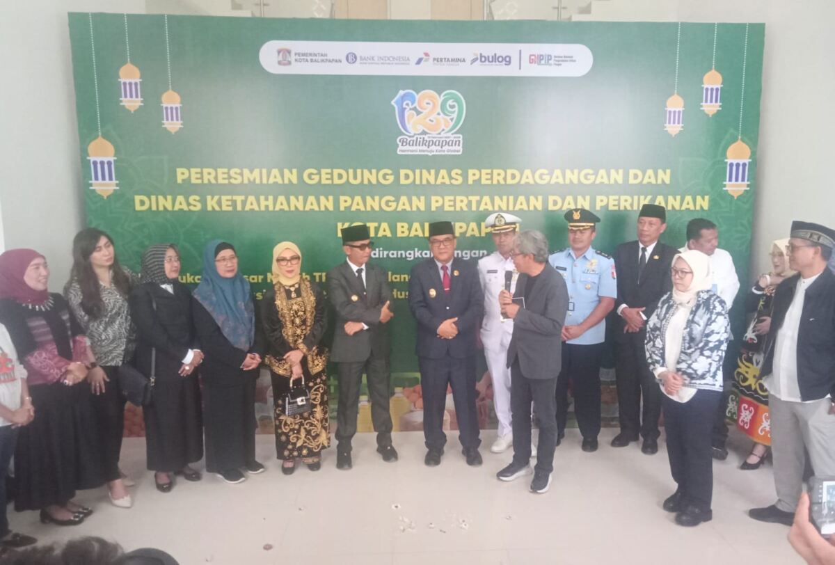 Dukung Ketahanan Pangan dan Tekan Inflasi, Wali Kota Balikpapan Resmikan Gedung Baru Disdag & DKP3