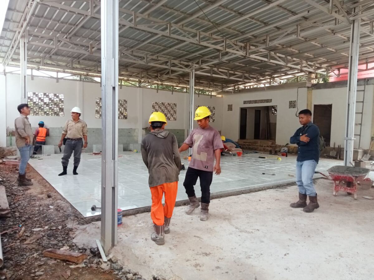 PT SSC Perkuat Komitmen CSR, Rehab Masjid Baiturahman Desa Bekambit