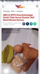 MBG Bulutengger Lamongan Klarifikasi Perihal Pemberitaan Salah Terkait Menu Kering