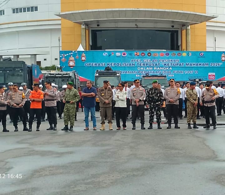 Benteng Sinergi di Gerbang Lebaran: Kapolda Kaltim Pimpin Pasukan Gabungan Amankan Mudik 2026