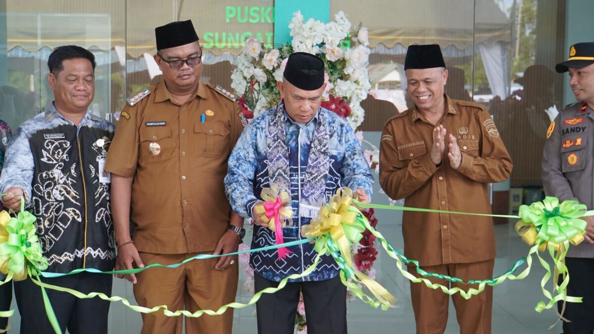 Bupati Kotabaru Resmikan Lima Puskesmas, Perkuat Pelayanan Kesehatan Masyarakat