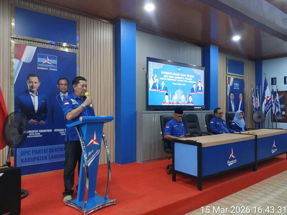 Konsolidasi Dan Reses DPC Dan Anggota Fraksi Partai Demokrat Kabupaten Lamongan