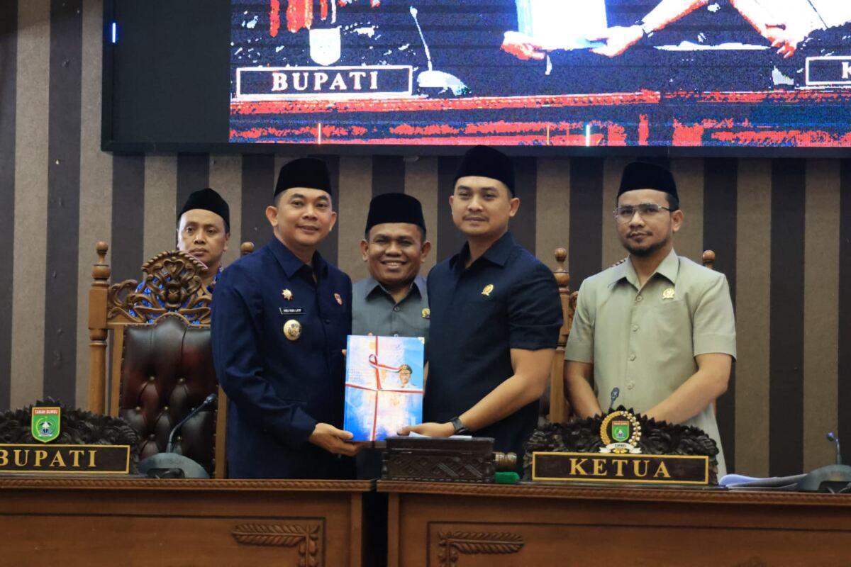 Paripurna DPRD Tanah Bumbu Bahas LKPj Bupati Tahun Anggaran 2025