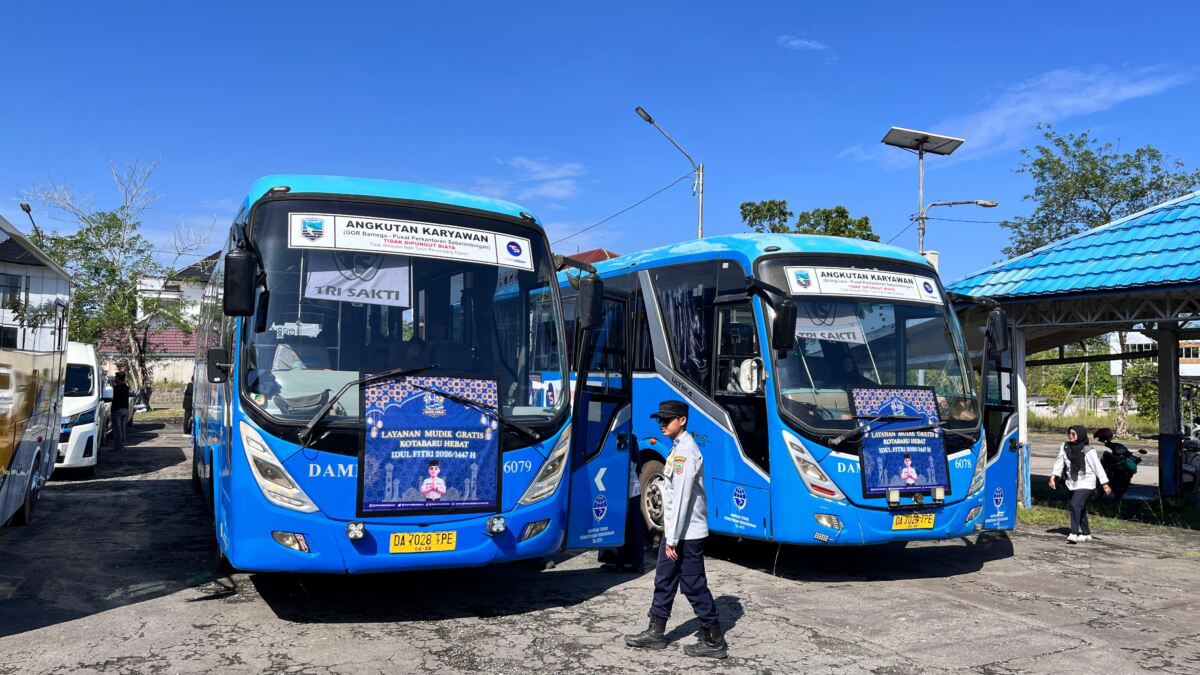 Pemkab Kotabaru Lepas 94 Peserta Mudik Gratis Tahun 2026