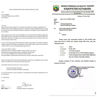 DPRD Kotabaru Gerak Cepat, Gelar RDP Atasi Kelangkaan Pertalite untuk Speedboard dan Wilayah Pesisir