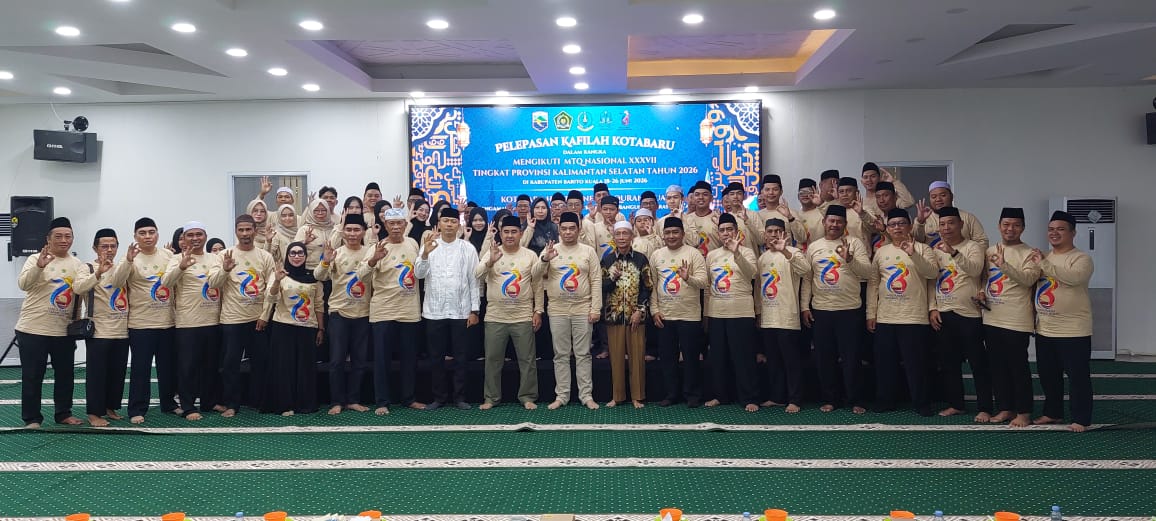 Sekda Lepas 120 Kafilah Kotabaru ke MTQ Kalsel XXXVII