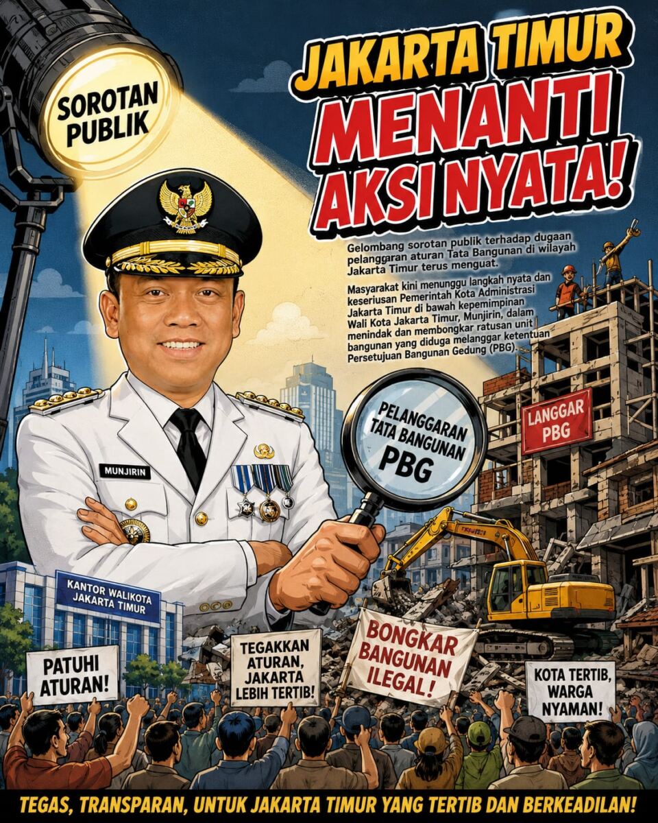 Disebut Srobot Drainase?  Masyarakat Menunggu Keseriusan WaliKota Jakarta Timur Bongkar Ratusan Bangunan Diduga Melanggar PBG
