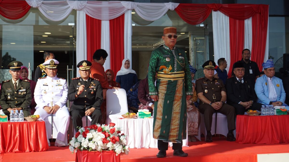 Bupati Rusli Pimpin Upacara Hari Lahir Pancasila dan HUT ke-76 Kotabaru
