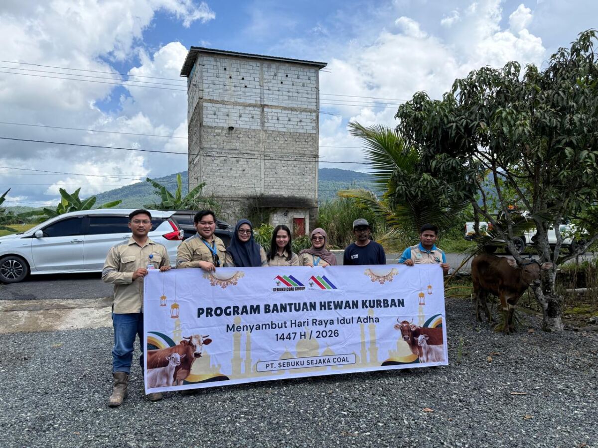 Wujud Kepedulian di Hari Raya Iduladha 2026, PT SSC Salurkan 12 Ekor Sapi Kurban
