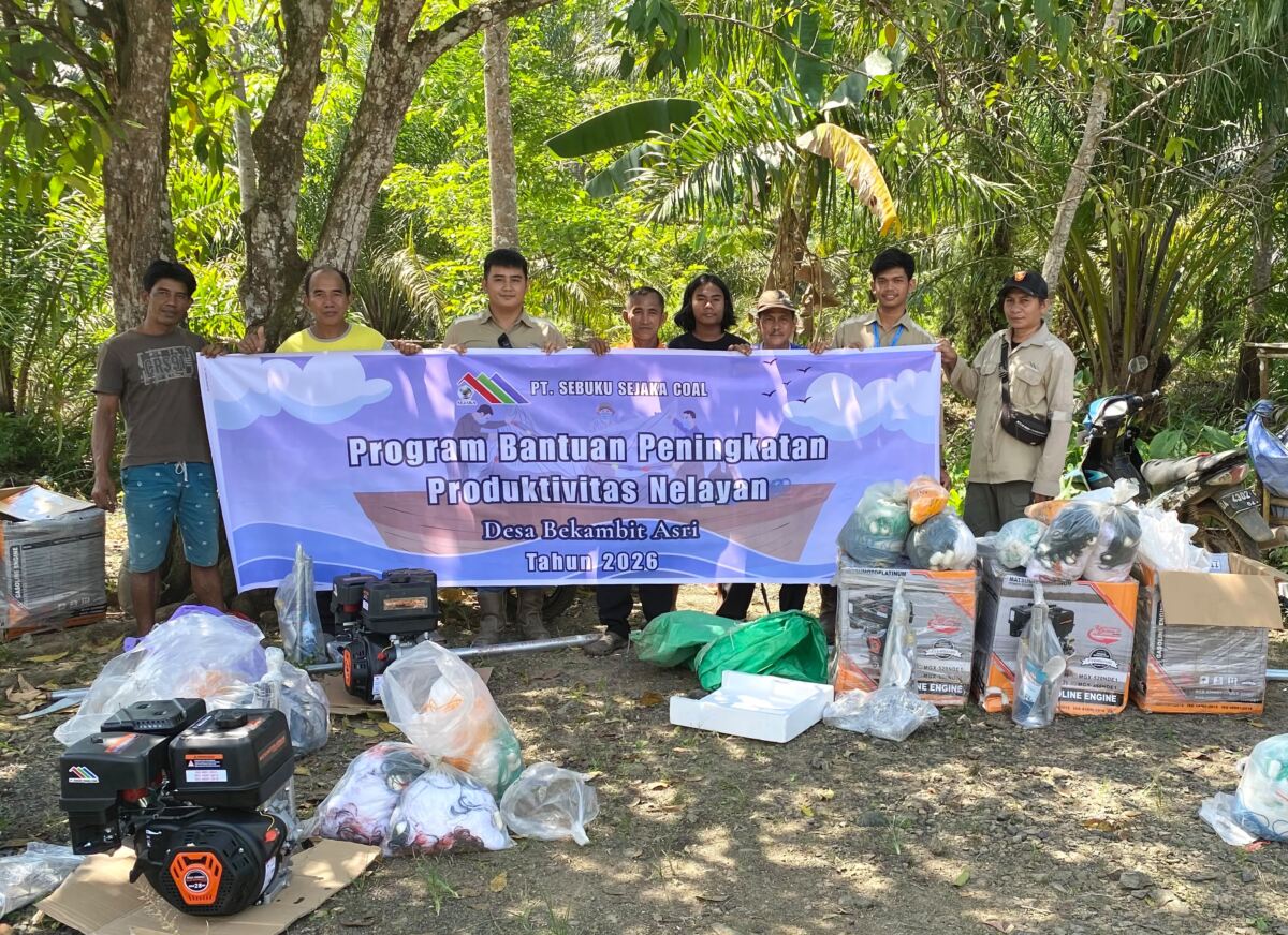 PT SSC Bantu Nelayan Bekambit Asri, Dorong Produktivitas dan Kesejahteraan Masyarakat Pesisir