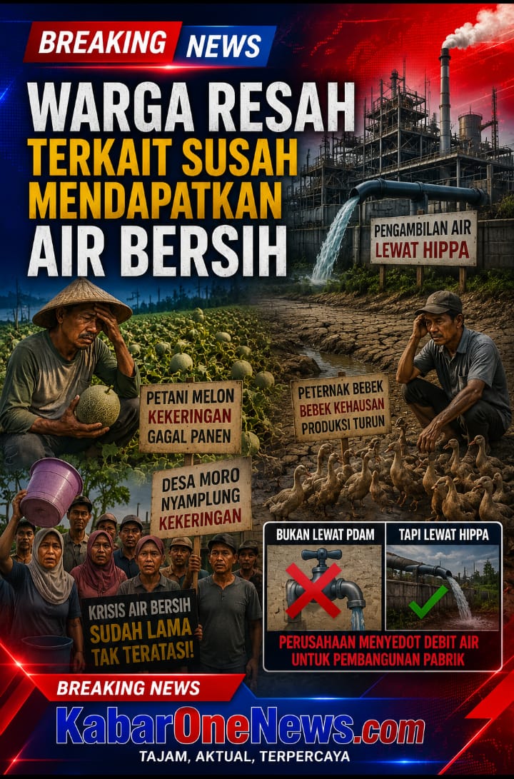 Warga Desa Resah Terkait Sulit Mendapatkan Air Bersih, Diduga Terdampak Aktivitas Pabrik