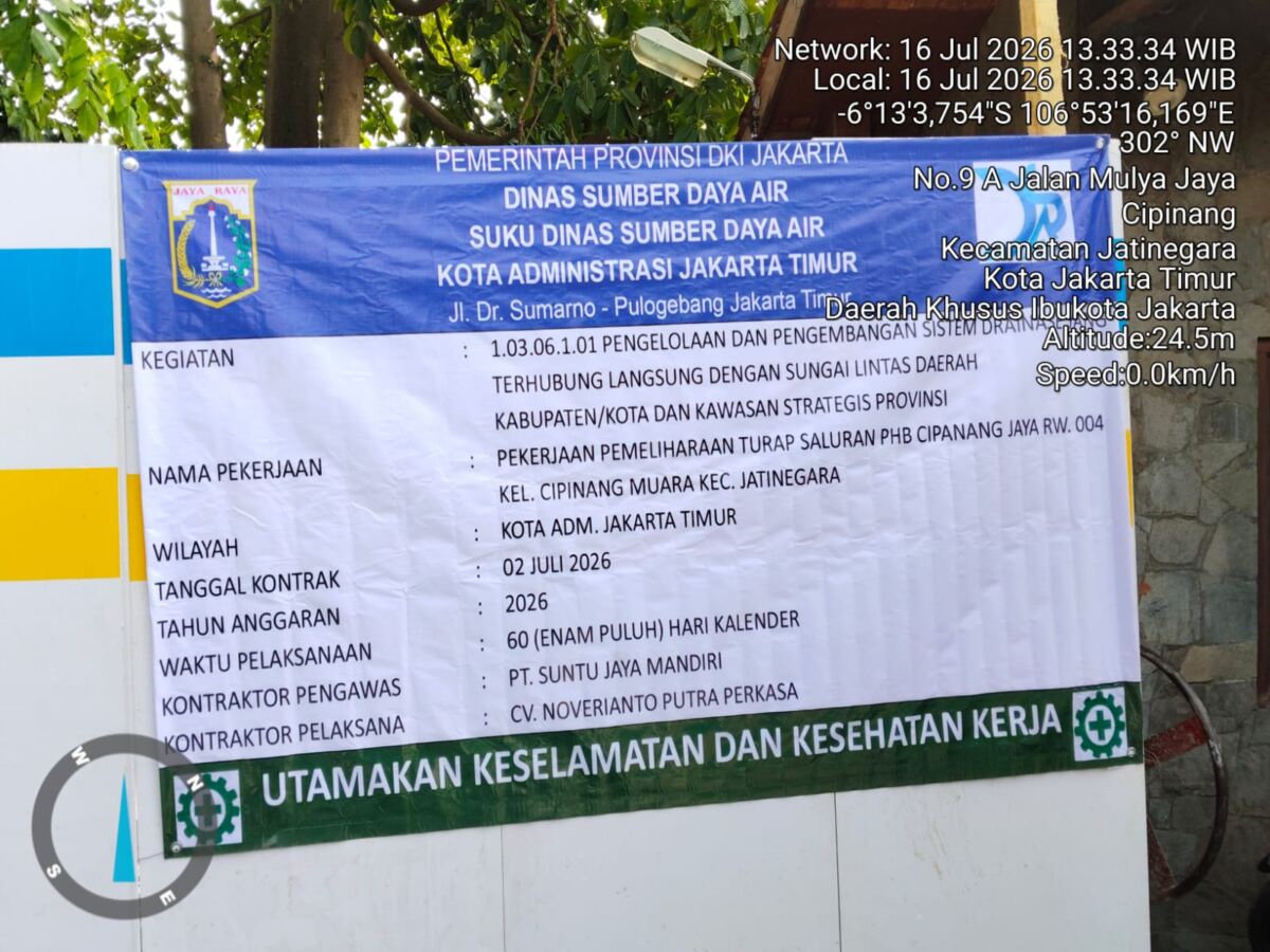 NGO Jalak DKI Ajak Aktivis dan Media Kawal Proyek Turap Cipinang Muara