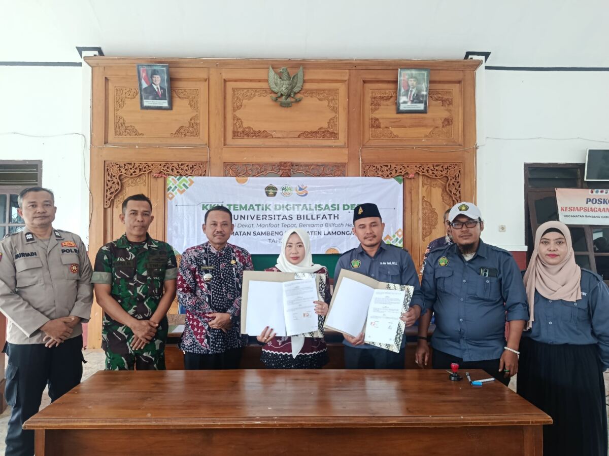 Transformasi Digital Desa Dimulai: Universitas Billfath Resmi Gelar KKN di Sambeng