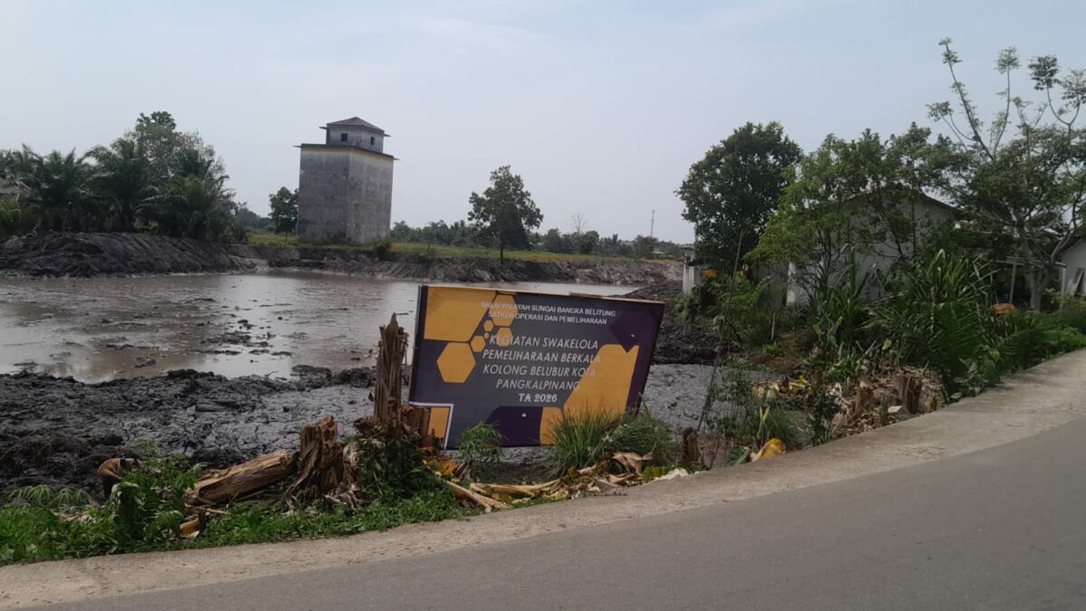 Pengerukan Kolong Belubur Oleh BWS Babel Tanpa Plang Rinci Informasi Proyek, Transparansi Anggaran Negara Jadi Sorotan
