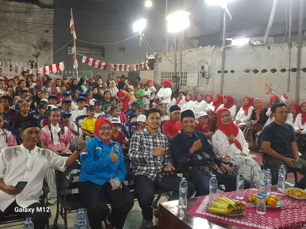 Pecah, Malam Puncak HUT RI Ke 81 Warga RW 02 Kelurahan Petojo Utara