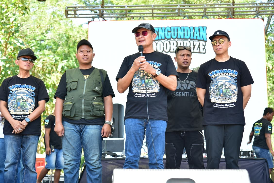 Bupati Yes Kenalkan Potensi Wisata Waduk Gondang ke Ribuan Scooterist Jawa Timur