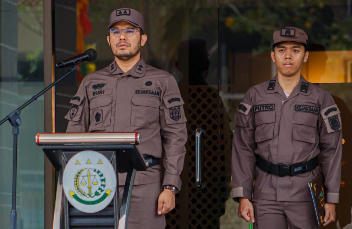 Kejari Jakarta Pusat Gelar Upacara di HUT ke-81, Dipimpin Kasipidsus Ruri Febrianto