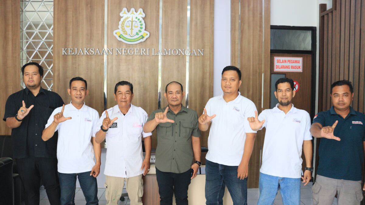 Terima Audiensi SMSI, Kejari Lamongan Siap Dukung Program Newsroom Jaga Desa
