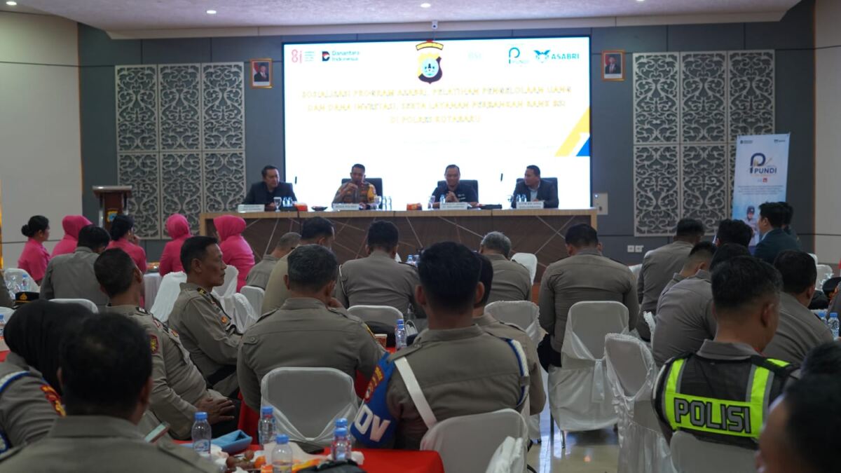 Polres Kotabaru Gandeng ASABRI-BSI Edukasi Pensiun dan Investasi