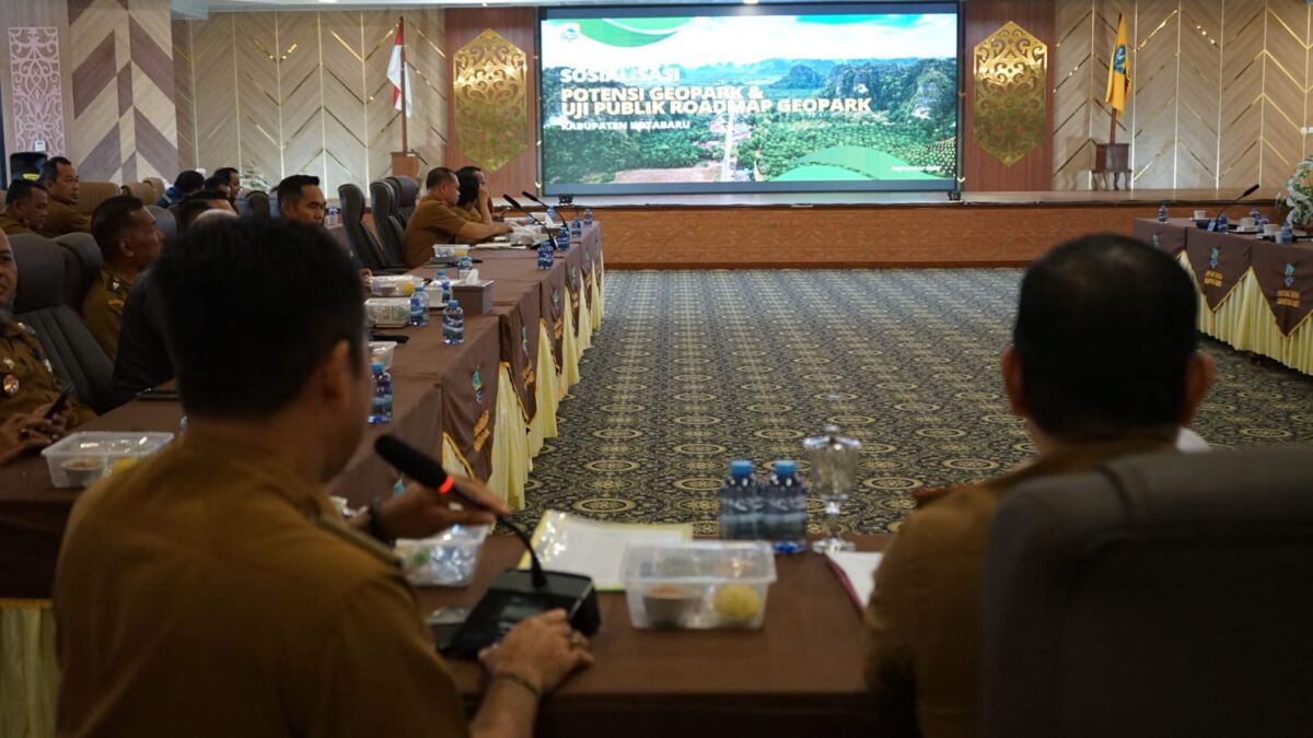 Pemkab Kotabaru Matangkan Roadmap Geopark