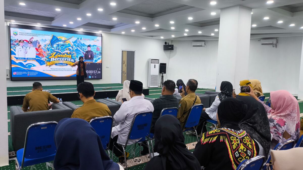 Dispersip Kotabaru Gencarkan Literasi Lewat Lomba Bercerita