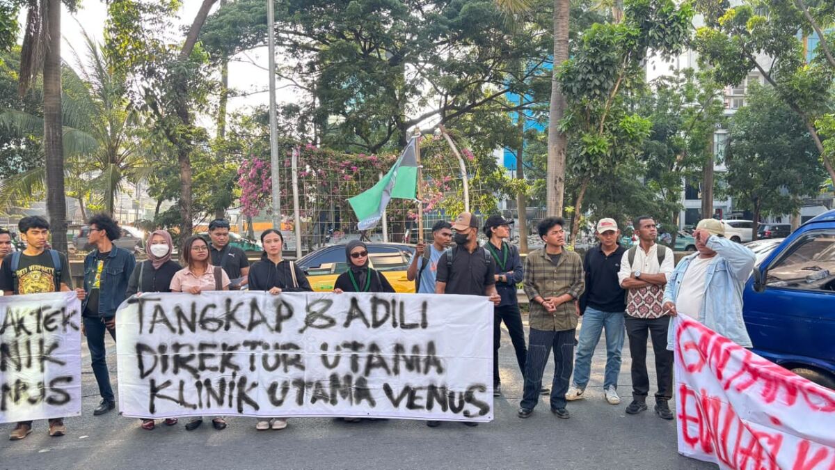HMI Jaktim Geruduk Klinik Utama Venus, Soroti Dugaan Pelanggaran Izin