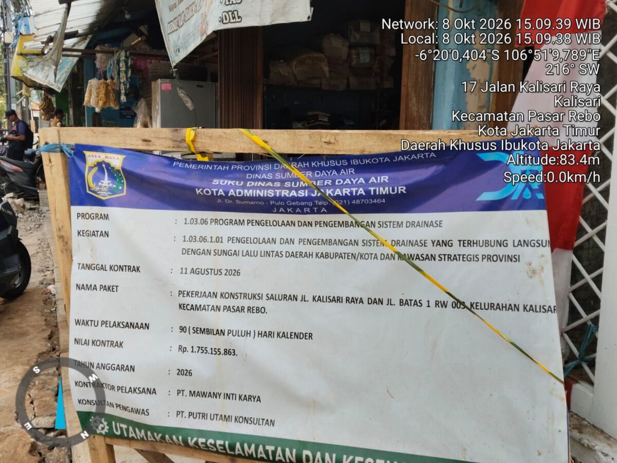 Proyek Saluran PT Mawany Intikarya Kembali Disorot, Kinerja Dan Integritas Abdul Rauf Gafar Dipertanyakan